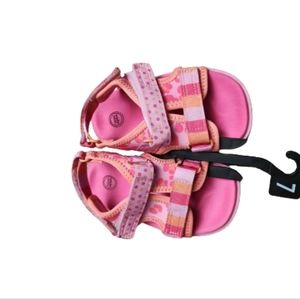 Wonder Nation Baby Girl Sandals Sz. 7 Pink.